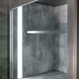 applicazione faro led per cartongesso flat