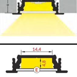 dimensioni profilo led groove14