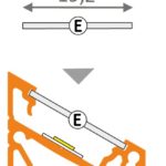 Misure profilo angolare in alluminio per strisce led
