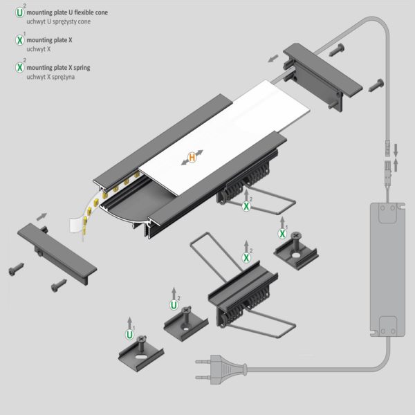 Montaggio profilo led cartongesso