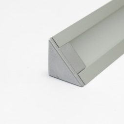 Profilo led 45 gradi terminale