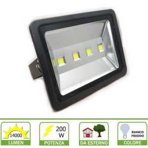 Fari a led per esterno, interni, giardino. faretti e proiettori ... Fari da esterno led