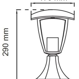 lampada led da terra misure