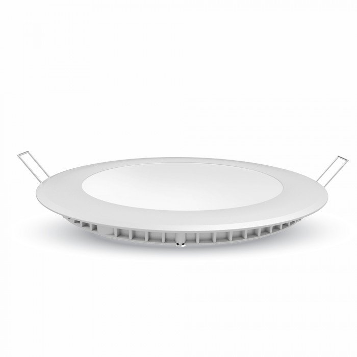 Mini Pannello LED VT-2207 Montaggio a Incasso Rotondo