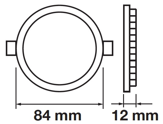 Pannello led VT-307RD