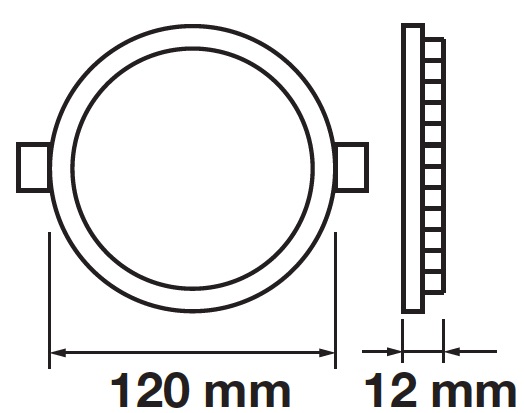 Pannello led VT-607RD