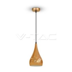 VT-8180 Lampadario LED a Goccia in Metallo con Portalampada E27