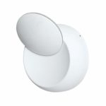 VT-757 Lampada LED da Muro Arrotondata LED COB 5W Colore Bianco Satinato Ruotabile 360°