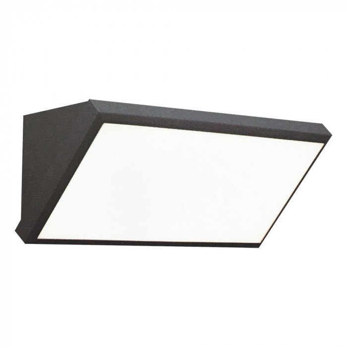 VT-8054 Lampada LED da Muro Angolare 12W Colore Grigio