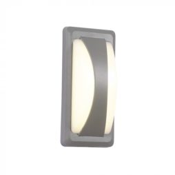 VT-8058 Lampada LED da Muro Rettangolare 12W Colore Grigio