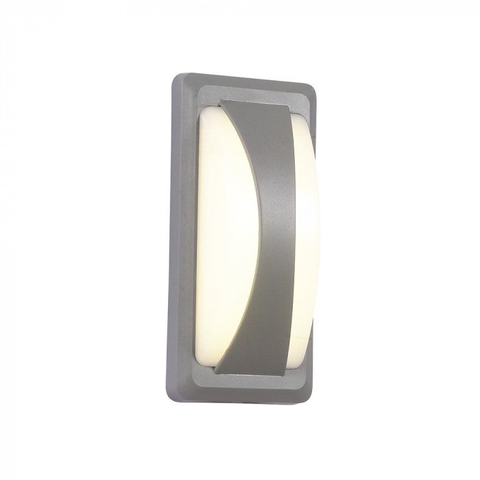 VT-8058 Lampada LED da Muro Rettangolare 12W Colore Grigio