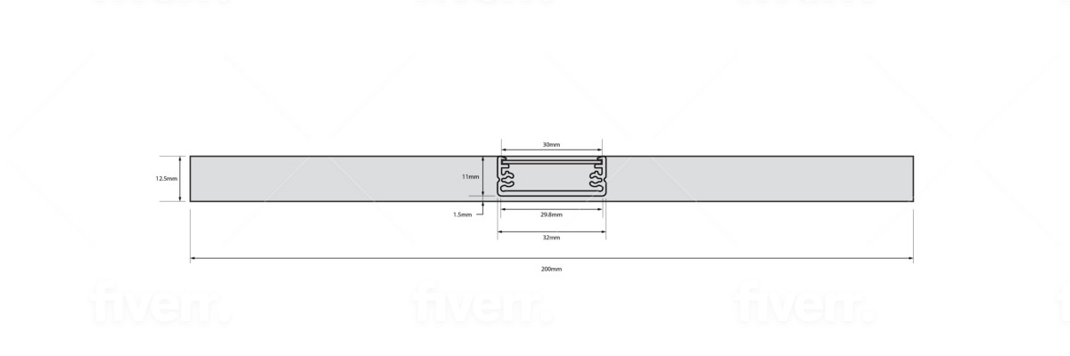 profilo led ampio