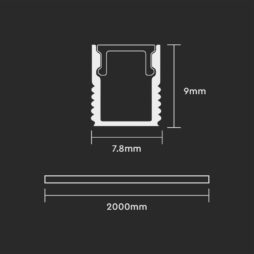 Profilo-in-alluminio-silver-per-strisce-led-con-cover-satinata