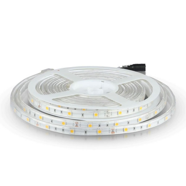 Striscia led impermeabile IP65, colore bianco caldo - SKU 212154