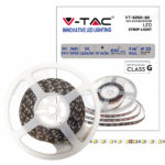 V-TAC Strip LED da 10 mm 50W, bobina da 5m in bianco caldo, freddo e naturale