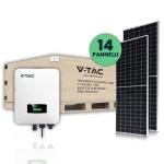 kit fotovoltaico SKU 100165 – 14 pannelli, 1 inverter