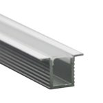 profilo led da incasso con cover satinata 8137